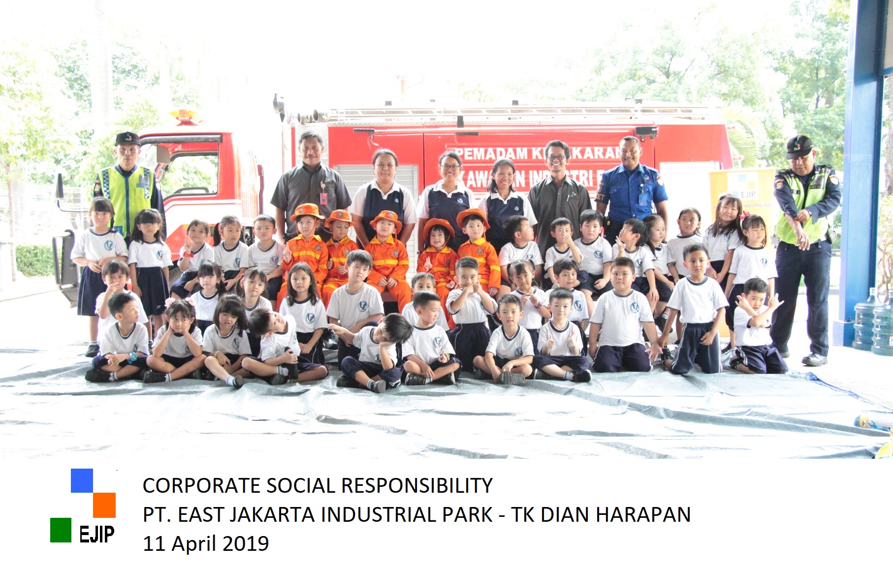 [CSR-Education] Dian Harapan Kindergarten Students Learn Fire Safety