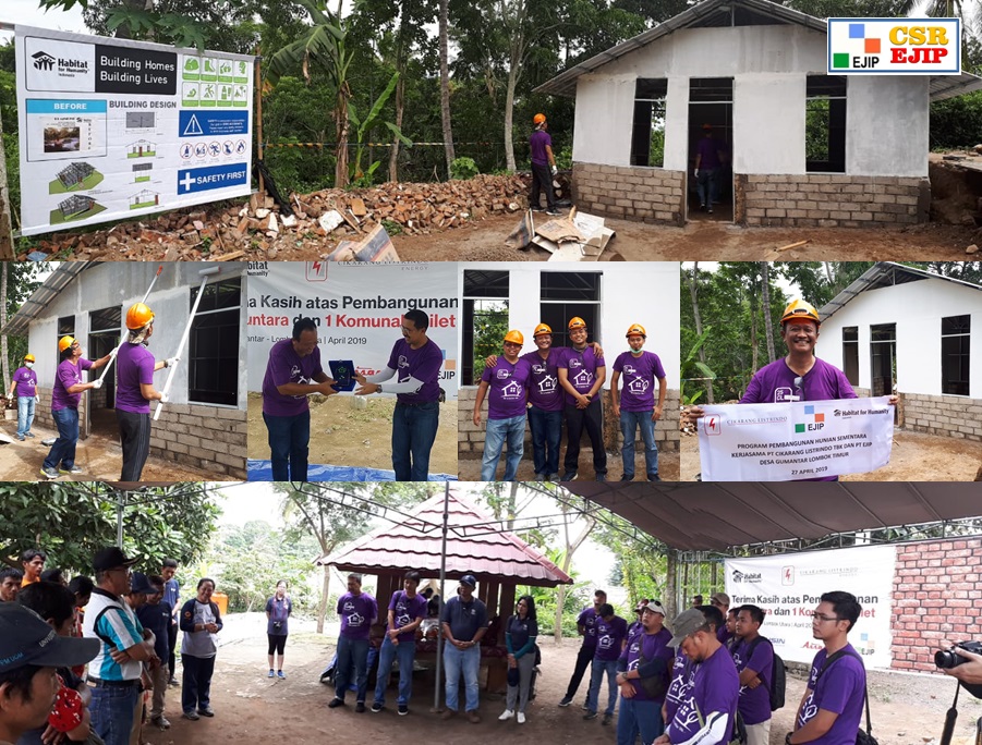 [CSR-Infrastructure] Lombok Earthquake Caring : Recontruction House at Gumantar’s Village