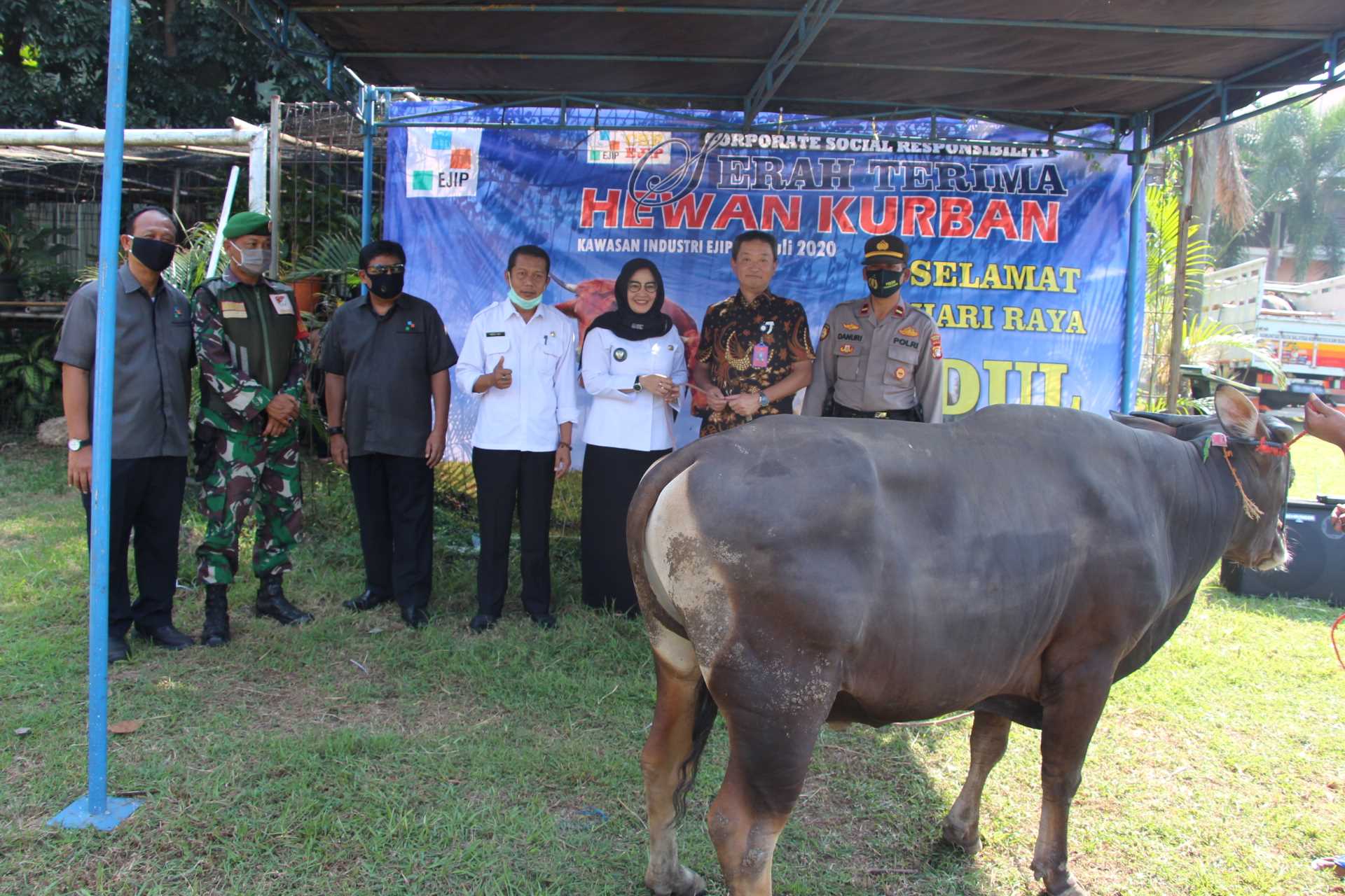 CSR : EJIP Distribute 20 Ied Adha Qurban 1441H