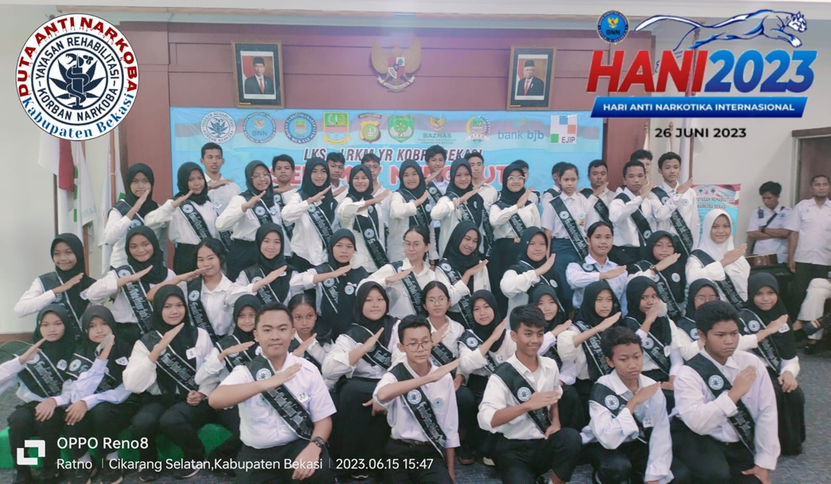 Selection of Junior High School Students as Anti-Drug Ambassadors in Bekasi