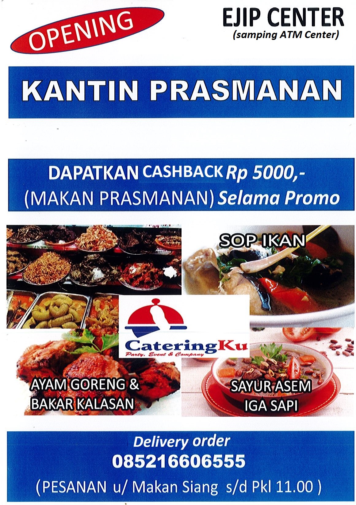 Indonesian food restaurant open @EJIP center